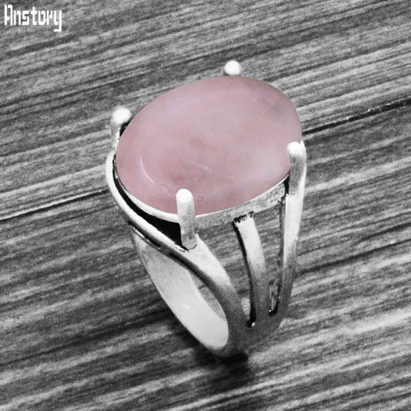 Vintage Oval Quartz Lapis Jades Amethysts Rings Antique Silver Plated Natural Stone Tiger Eye Unakite Women Ring 8 Colors crystal rings stone rings fashion rings fashion ring finger rings metal rings