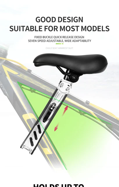 Silla Bicicleta Niño Asiento Del Niu00f1o Para El Soporte