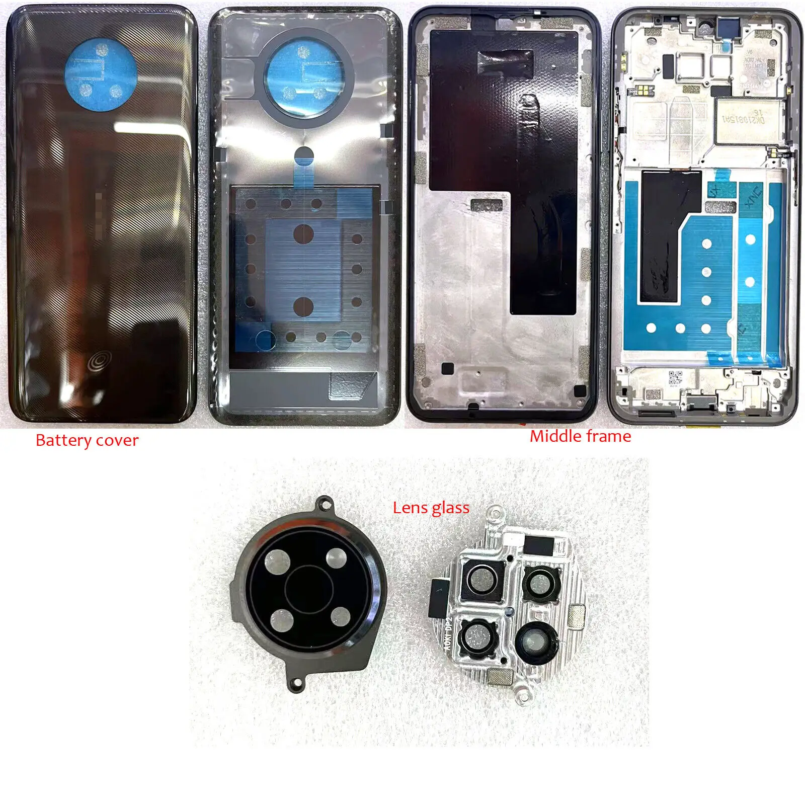 100% Nuovo Alloggiamento Telaio Centrale Anteriore 6.52 "Per Nokia G300 Ta-1374 N1374Dl