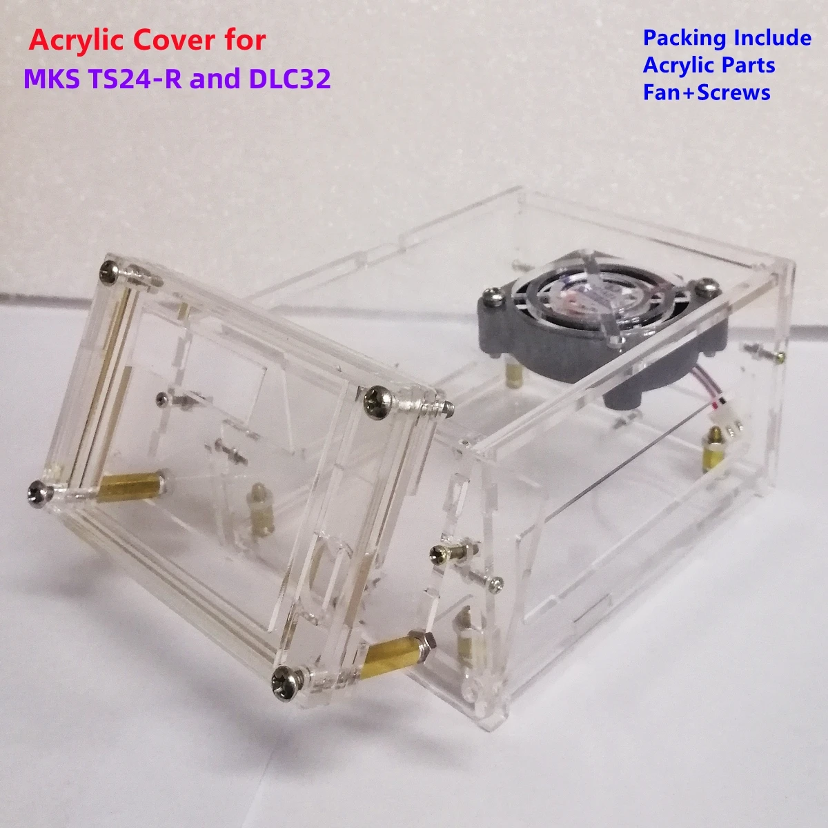 Enhanced Acrylic CNC Controller Board with ESP32 - 32-bit