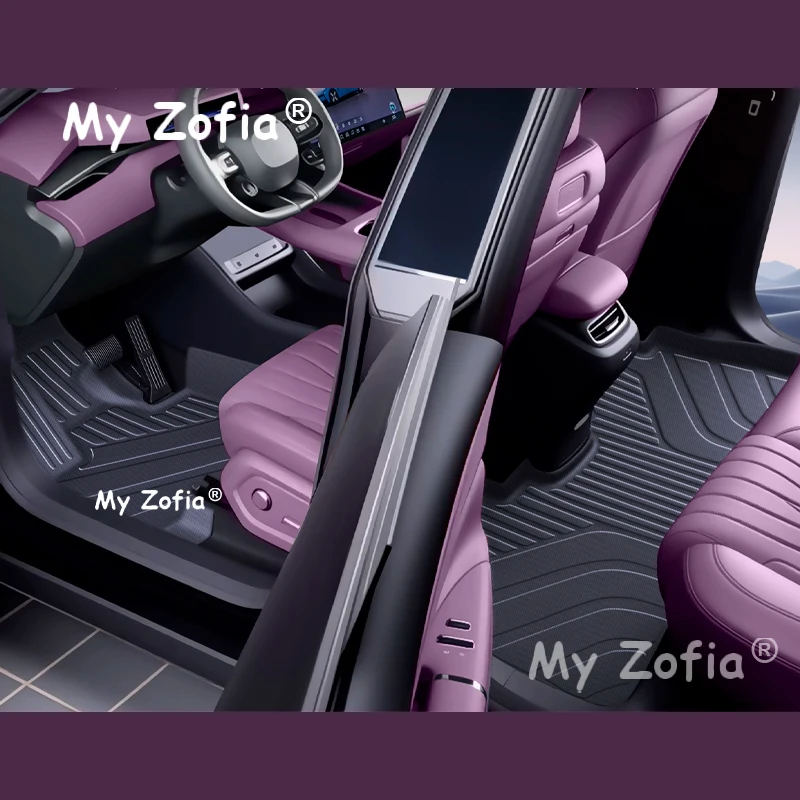 XPeng P7 2025 2026 차량용 TPE 풋 패드 카고 라이너 바닥 매트 모든 날씨 방수 미끄럼 방지 풋 패드 액세서리