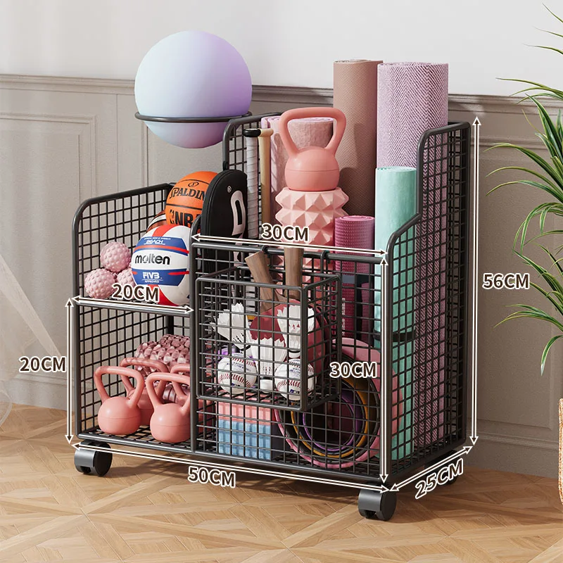 Black - with wheels [with hanging basket]