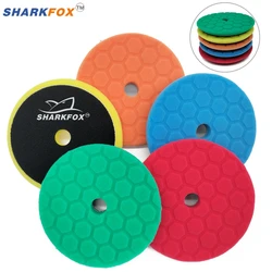 Sharkfox Car Polishing Pad Sponge Buffing Waxing Clean Polish Buffer Drill Wheel Polisher Removes Scratches Car Repair