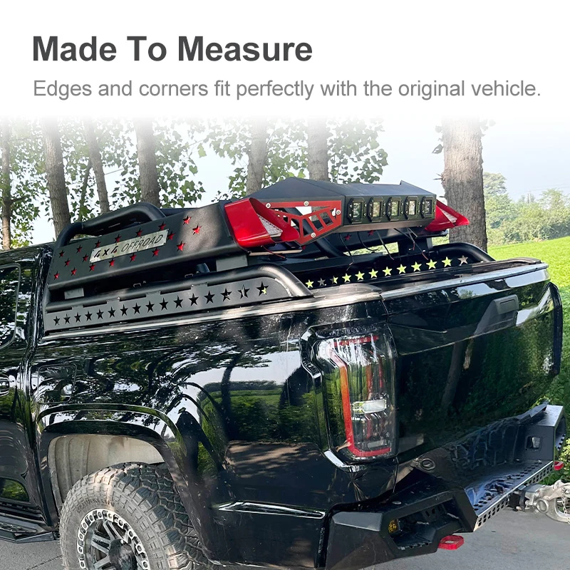 JMC 그랜드 애비뉴용 4X4 픽업트럭 차량용 블랙 스틸 롤 스포츠 롤바 롤 케이지 골포스트 갠트리