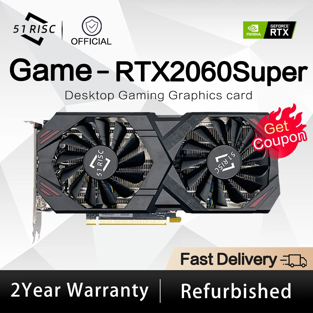 51risc Nvidia Geforce Rtx 2060 6gb Gddr6 Pcie16 Video Card Rtx2060