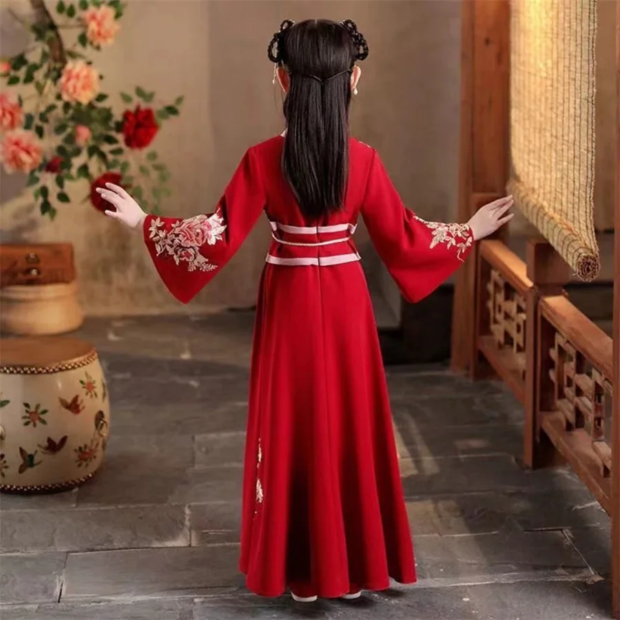 Girls Chinese Ancient Hanfu Costume