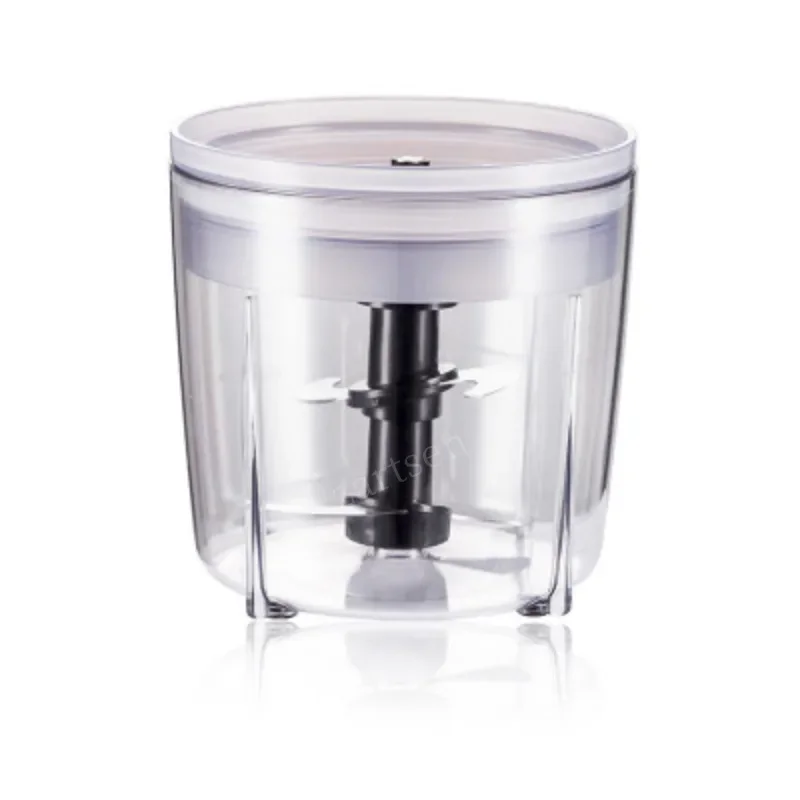 Electric Chopper Powerful Meat Grinder Stainless Steel Multifunctional Household Food Processor Baby Food Supplement 600ml 4