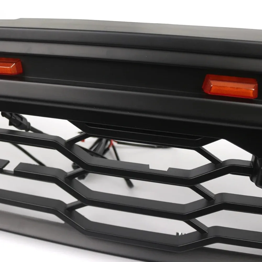 2021 2022 2023 포드 브롱코 (브롱코 스포츠에는 호환되지 않음) 무광 블랙 자동차 앞 범퍼 키드니 그릴 M2DZ8200AA M2DB8150CB