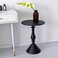 Nordic Style Coffee Table Moving Side Table Sofa End Table Luxurious Elegant Small Round Table for Home Simple Nightstand 3
