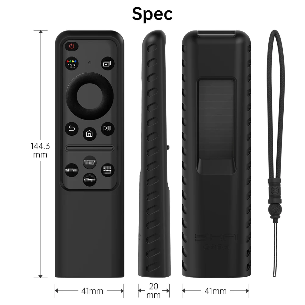 Silicone Remote Case for Samsung SolarCell TM2360E BN59-01432J BN59-01432A Remote Cover for Samsung Neo QLED TV TM2361E BN59-01439A