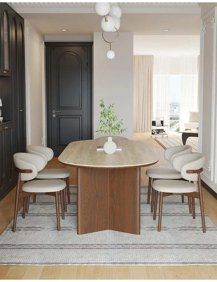 Japanese Style Modern Simplicity Dining Tables Designer High-end Restaurant Island Kitchen Table Elegant Luxury Home Furniture