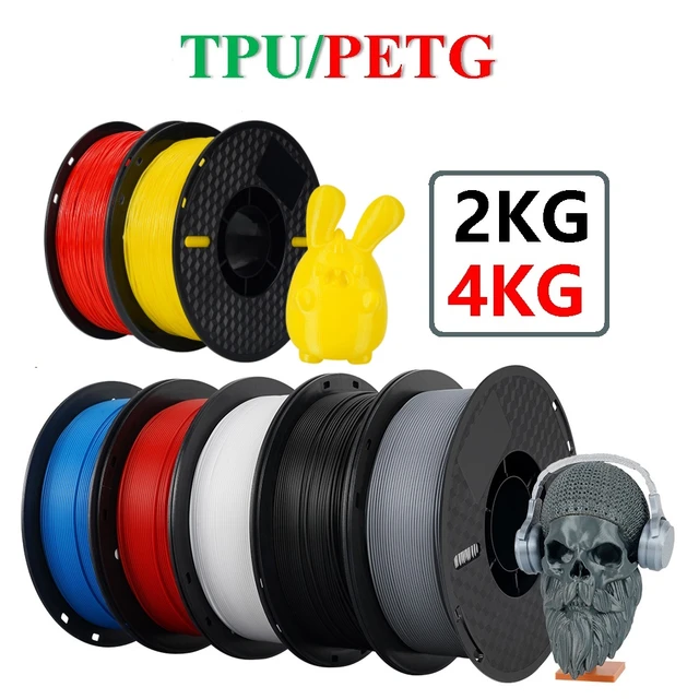 TPU 3D Printer flexible filament 250g 1.75mm Length 80M - AliExpress