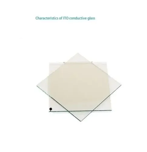 

50*50*1.1mm 10 ohm/sq 10pcs Lab Transparent Conductive Indium Tin Oxide ITO Glass Brand new