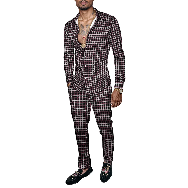 2025 New Spring/Summer Two Piece Men's Luxury Lightweight Long Sleeve Set Breathable Fabric Slimming Street Wear_viptrois.com