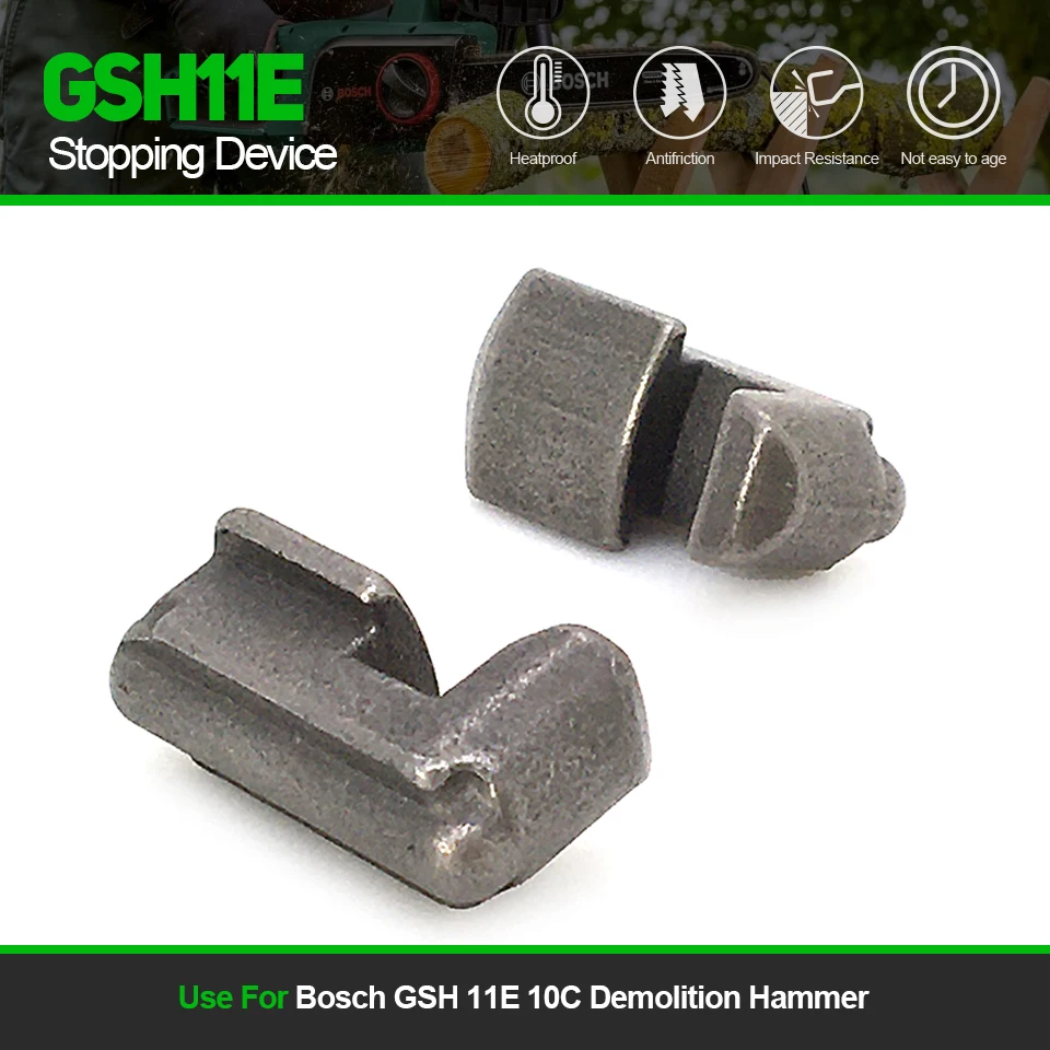 

2Pcs Replace Stopping Device For Bosch GSH 11E 10C Demolition Hammer Spare Parts 1612300025 Power Tools Accessories Fast Ship