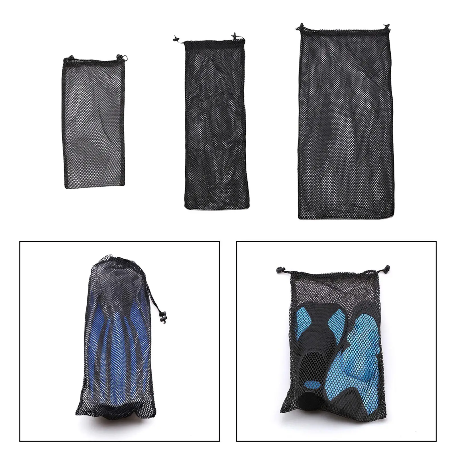 Scuba Diving Fins Bag Storage Mesh Gear Carry Bag Swimming Flippers Carrier for Water Sports Surfing Swimming Gear Travel Beach Scuba Diving Fins Bag Storage Mesh Gear Carry Bag Swimming Flippers Carrier for Water Sports Surfing Swimming Gear Travel Beach