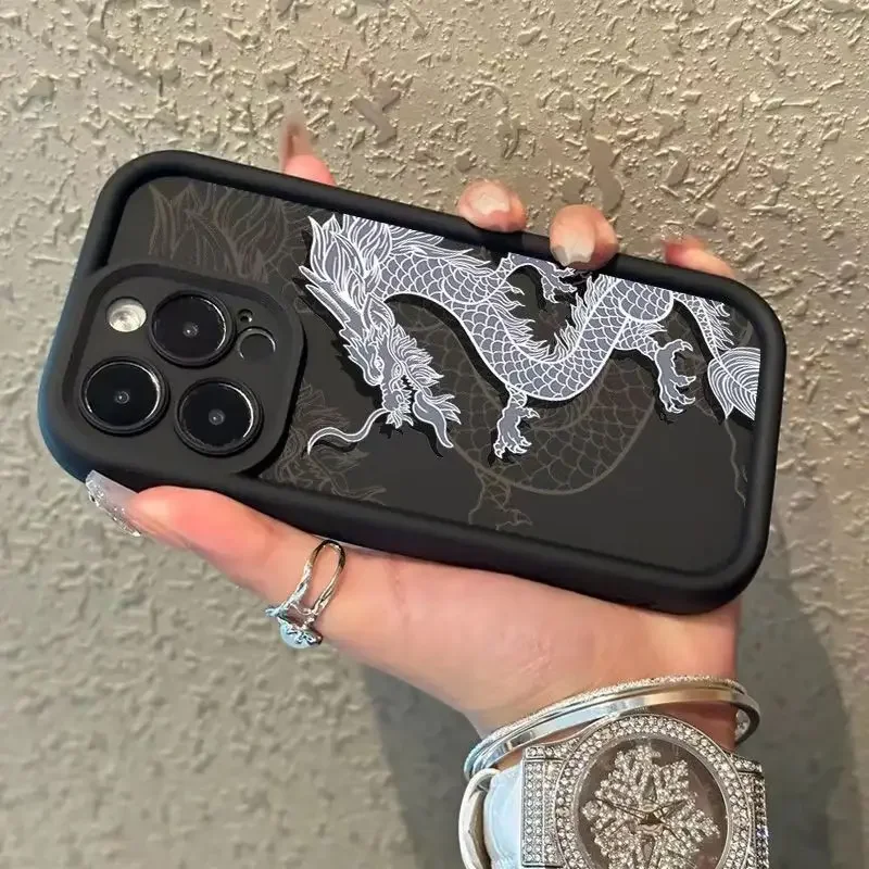 Luxury Fashion East Dragon Soft Phone Case Cover