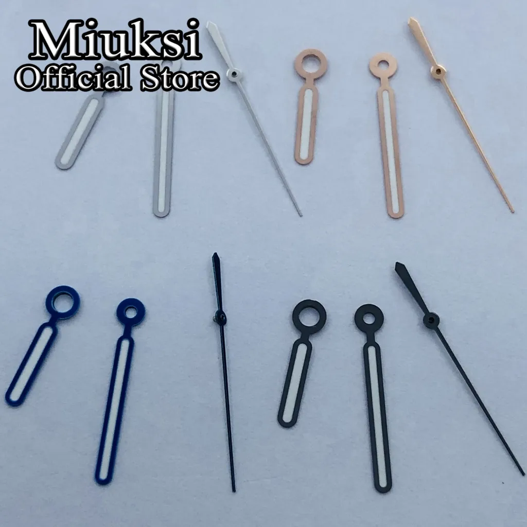 

Miuksi watch hands green luminous fit NH35 NH36 ETA2824 2836 Miyota8205 8215 821A Mingzhu DG2813 3804 movement