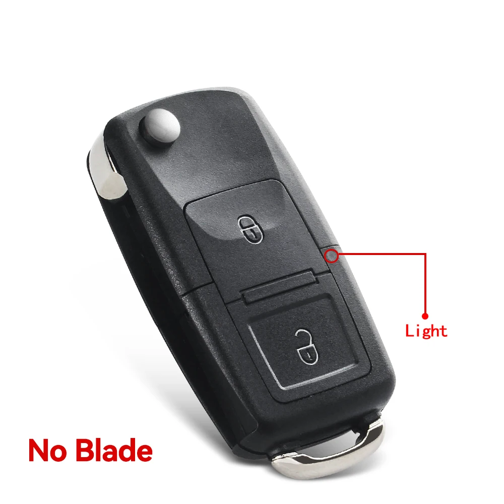 2 Buttons Remote Flip Folding Car Key Shell for VW Volkswagen MK4 Bora Golf 4 5 6 Passat Polo Bora Touran Dandkey key case car remote key car key car key shell key shell