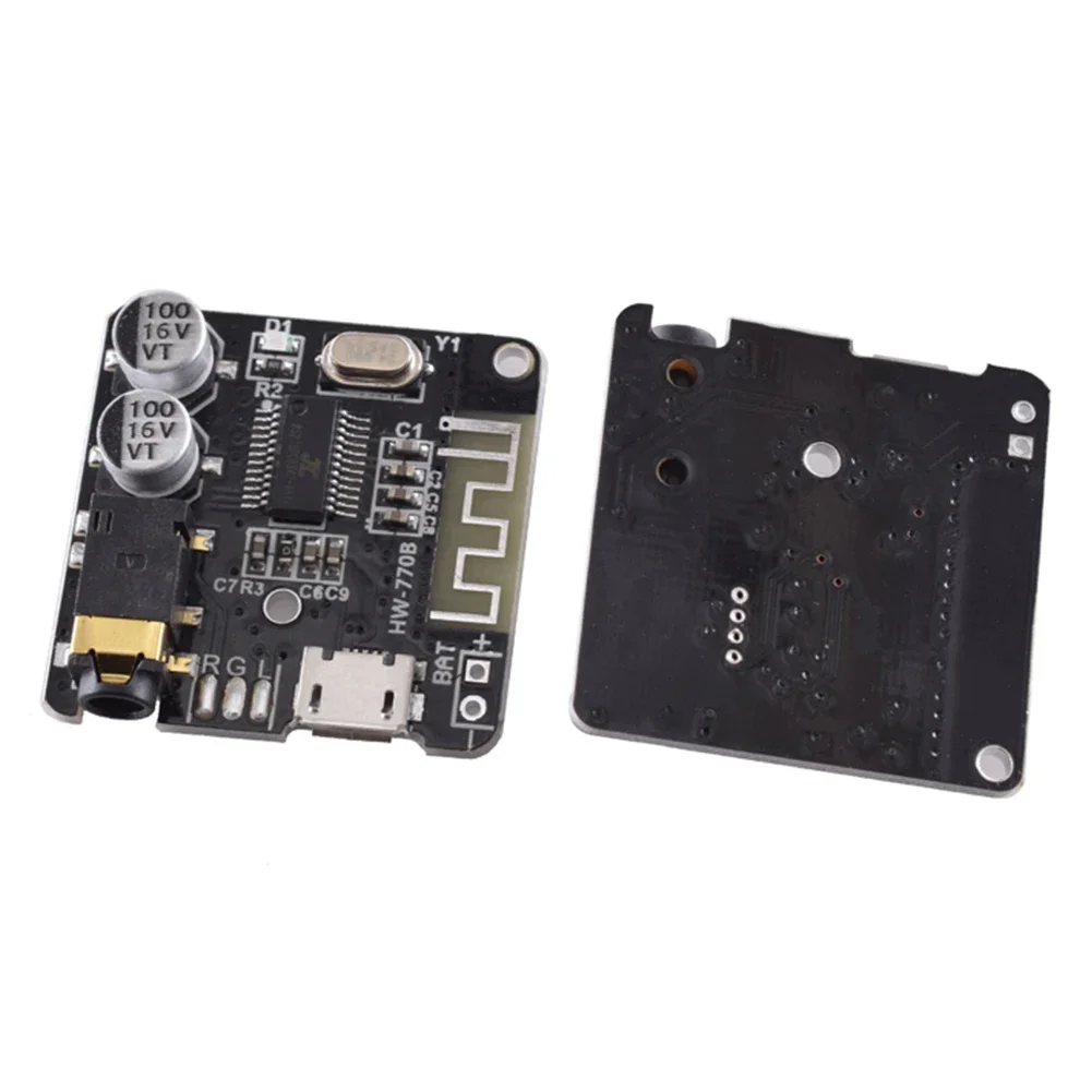 MP3 Lossless Decoder Board Bluetooth-Compatible 4.1/5.0 3.7-5V Wireless Stereo Music Module 2 Channels Micro USB 5V Powered