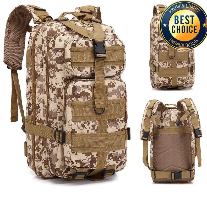 Waterproof Oxford Tactical Backpack 30L for Hiking Camping