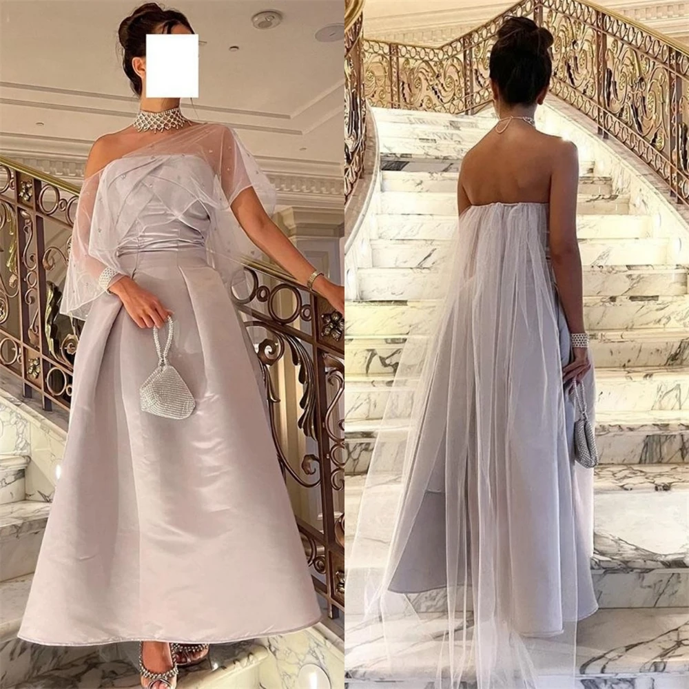 V Neck Mother Dresses Customized Mermaid Bride Party Dress Short Sleeve Formal Occasion Gown Elegant robes invitée mariage main image 0