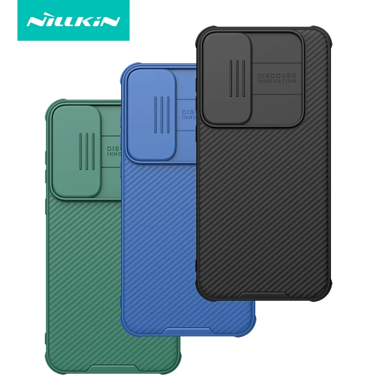 For Samsung Galaxy A55 Case NILLKIN CamShield Pro Camera Protection Case Slide Privacy Clean Back Cover For Galaxy A55