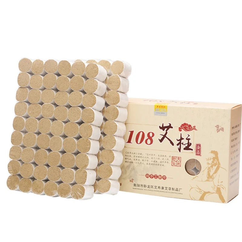 

new 108pcs/pack topgrade acupncture moxibustion massage moxa stick moxibustion treament use