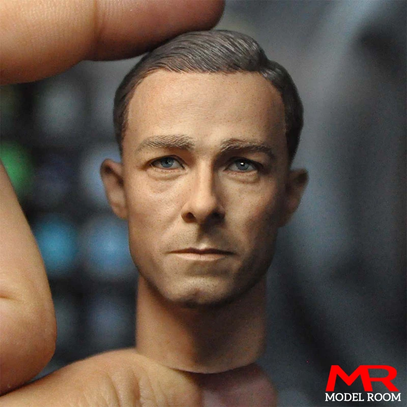 1/6 Scale Male Soldier Vasily Lebin Peiper Miller Egon Laina Head Sculpt Carving Model Fit 12'' Action Figure Body Dolls