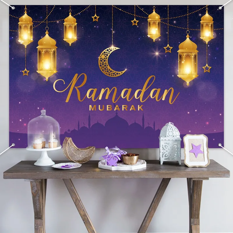 Compre Islam Musulmán Retro 2024 Eid Mubarak Ramadán Eid Lámparas De Viento  Noche Luces Led Linternas Decoraciones Para La Decoración Del Hogar Adornos  y Eid Ramadán Mubarak de China por 2.3 USD