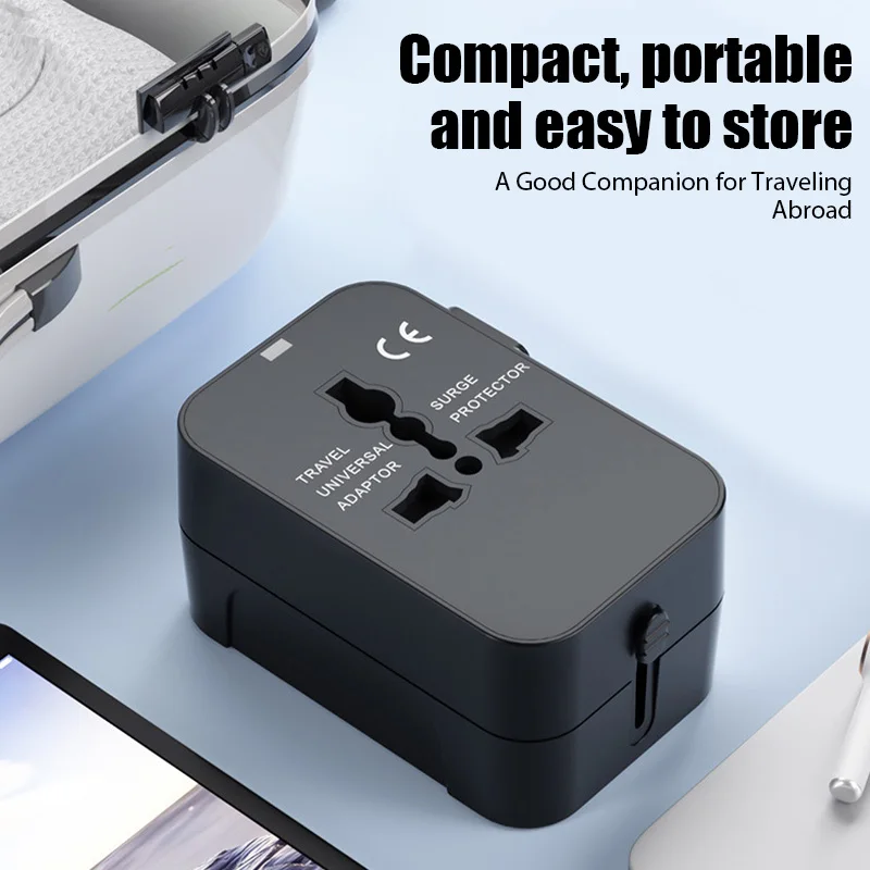 Universal Travel Conversion Plug for Worldwide EU UK US AU Use