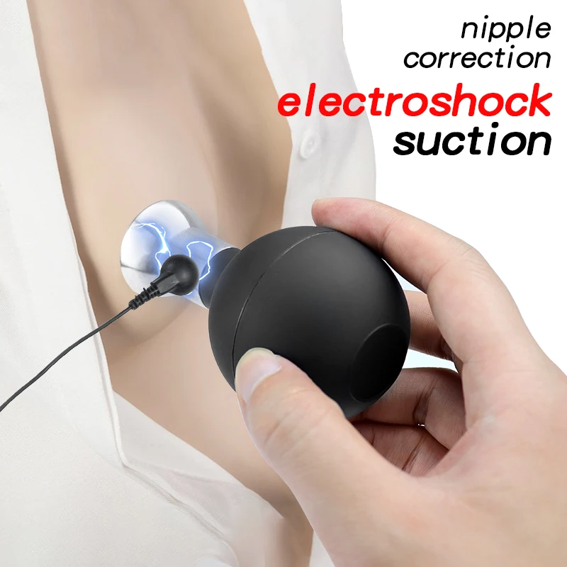 Electric Sex Toys Electric Shocker Nipple Sucker/Clamps Electrostimulator Nipples Pussy E stim Breast Clit Masturbator SM For Men/Women