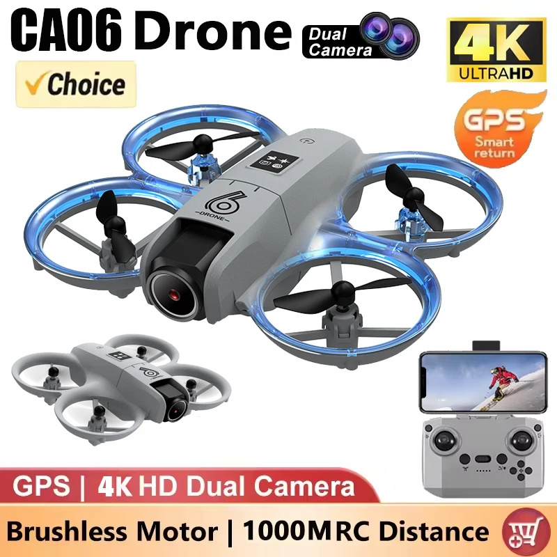 Foldable GPS Drone with 4K Camera for Beginners