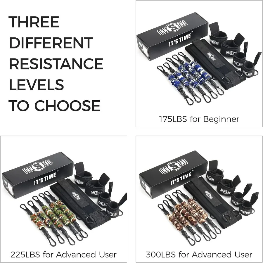 Vertical Jump Trainer Leg Strength Resistance Bands Set for Basketball Triple Jump Football Volleyball Training Provide of Custo