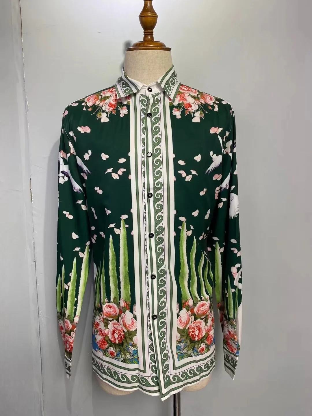 

Fashion w9620 Men's Shirts 2022 Runway Luxury famous Brand European Design party style Men's Clothing