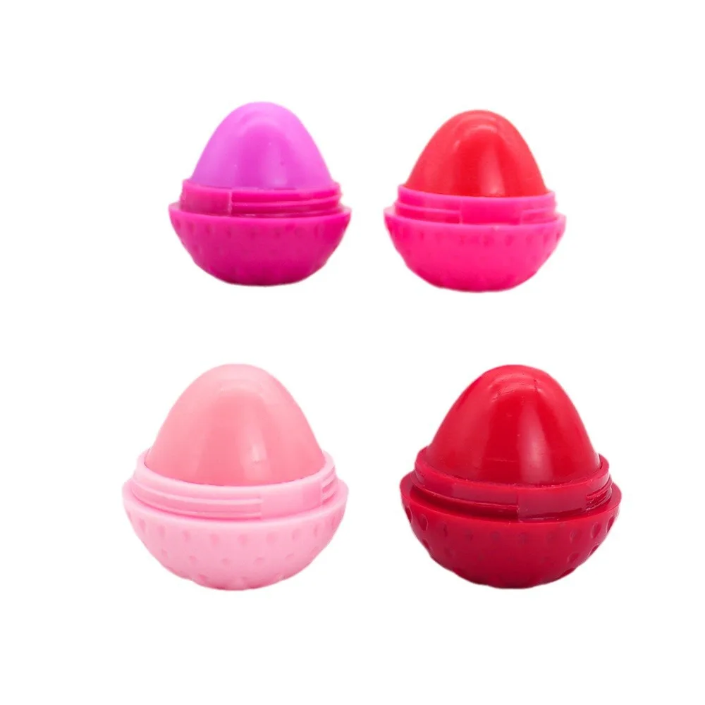 Strawberry Shape Moisturizing Lipstick Lip Plumper Fade Lip Line Fruit Flavor Gloss Fruit Flavored Repair Dead Skin Balm lip balm lip makeup lip plumper