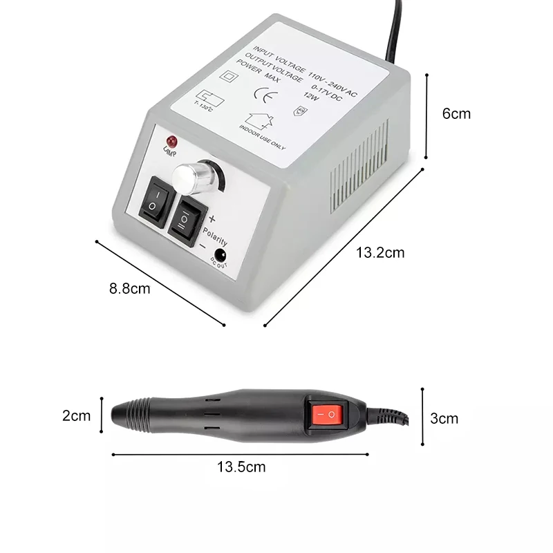 Professional Manicure Drill Machine Set Electric Nail Drill Polisher Grinder