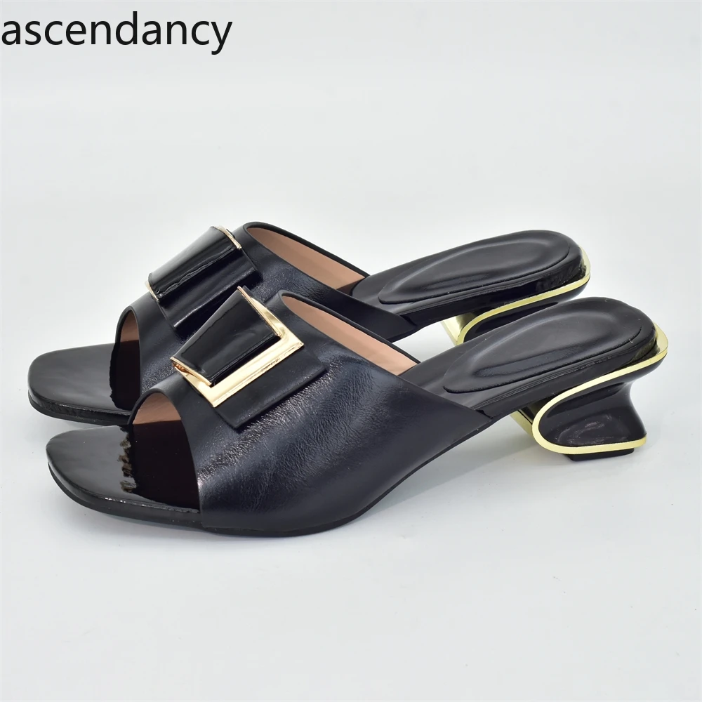 

2024 г., ботинки на квадратном каблуке специального цвета с аппликацией для свадебной вечеринки, ботинки с открытым носком, Женская Классическая обувь