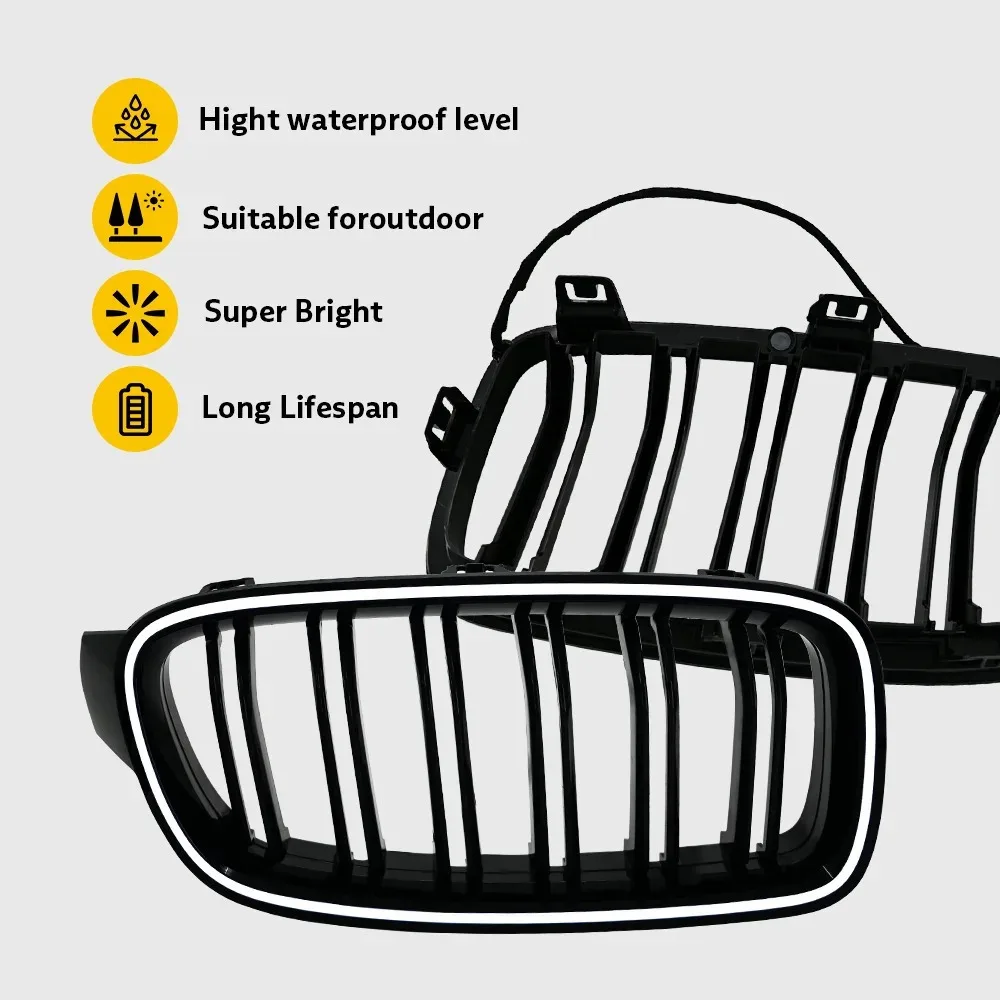 LED Light Grille For 3 Series 2013-2019 F30 F31 F35 330d 328i 335i 320d 340i Ca