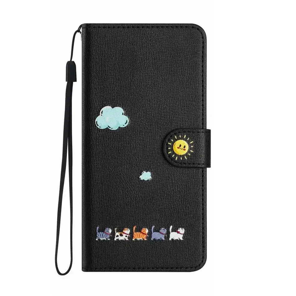 Luxury Book Flip Stand Wallet Cover - Stylish Protective Phone Case