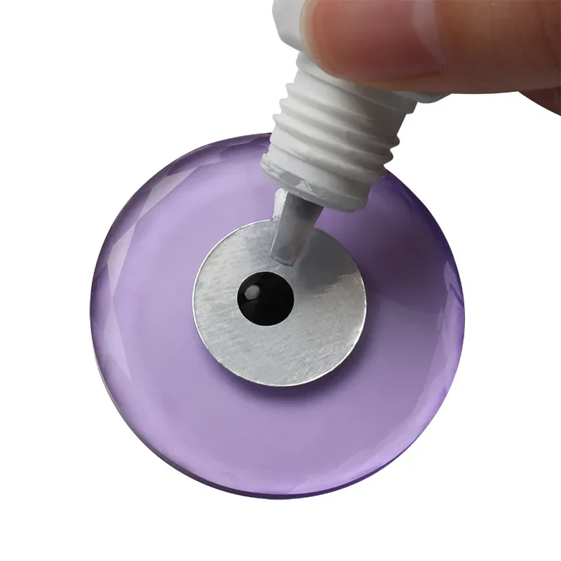 Disposable Eyelash Glue Holder on Jade Stone