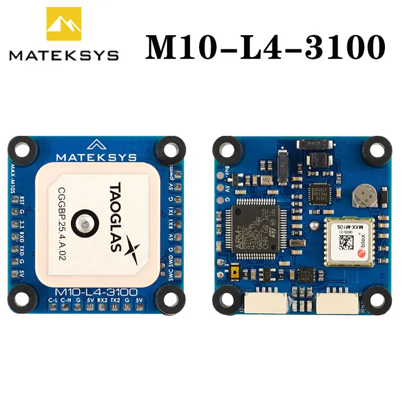 

MATEK M10-L4-3100 ArudPilots AP_PERIPH DroneCAN BAROMETER GNSS COMPASS GPS Module for RC Multirotor Airplane