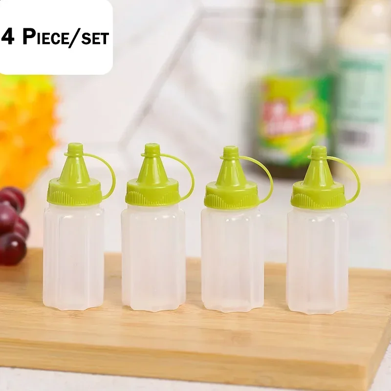 Japanese Style Mini Condiment Squeeze Bottles - Set of 1-7