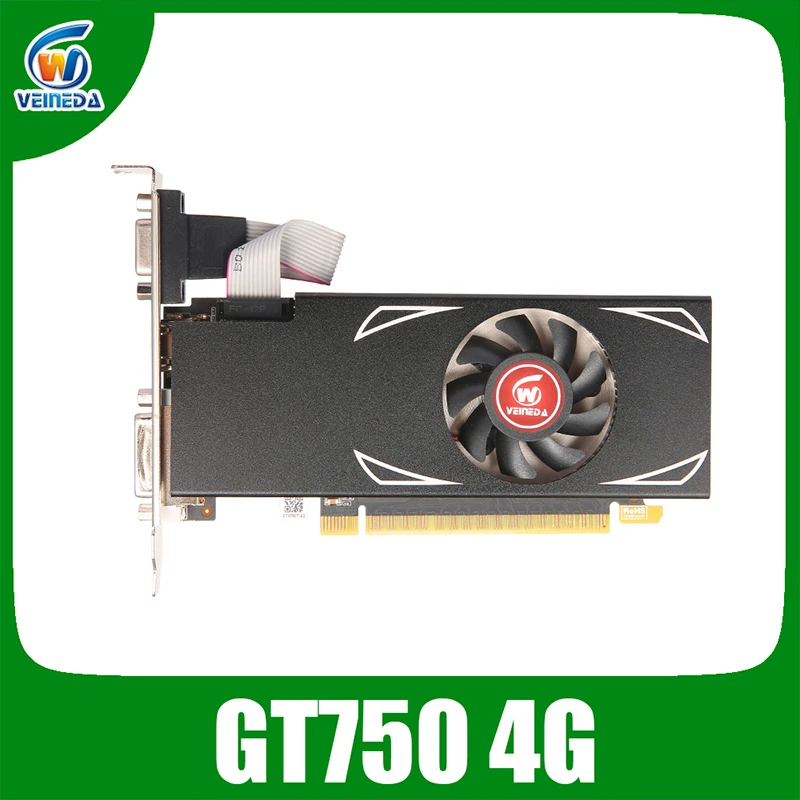 Tarjeta de vídeo GPU GTX750 4GB GDDR5, tarjeta gráfica Instantkill GTX650Ti  ,HD6850 ,R7 350 para juegos nVIDIA Geforce|Tarjetas gráficas| - AliExpress