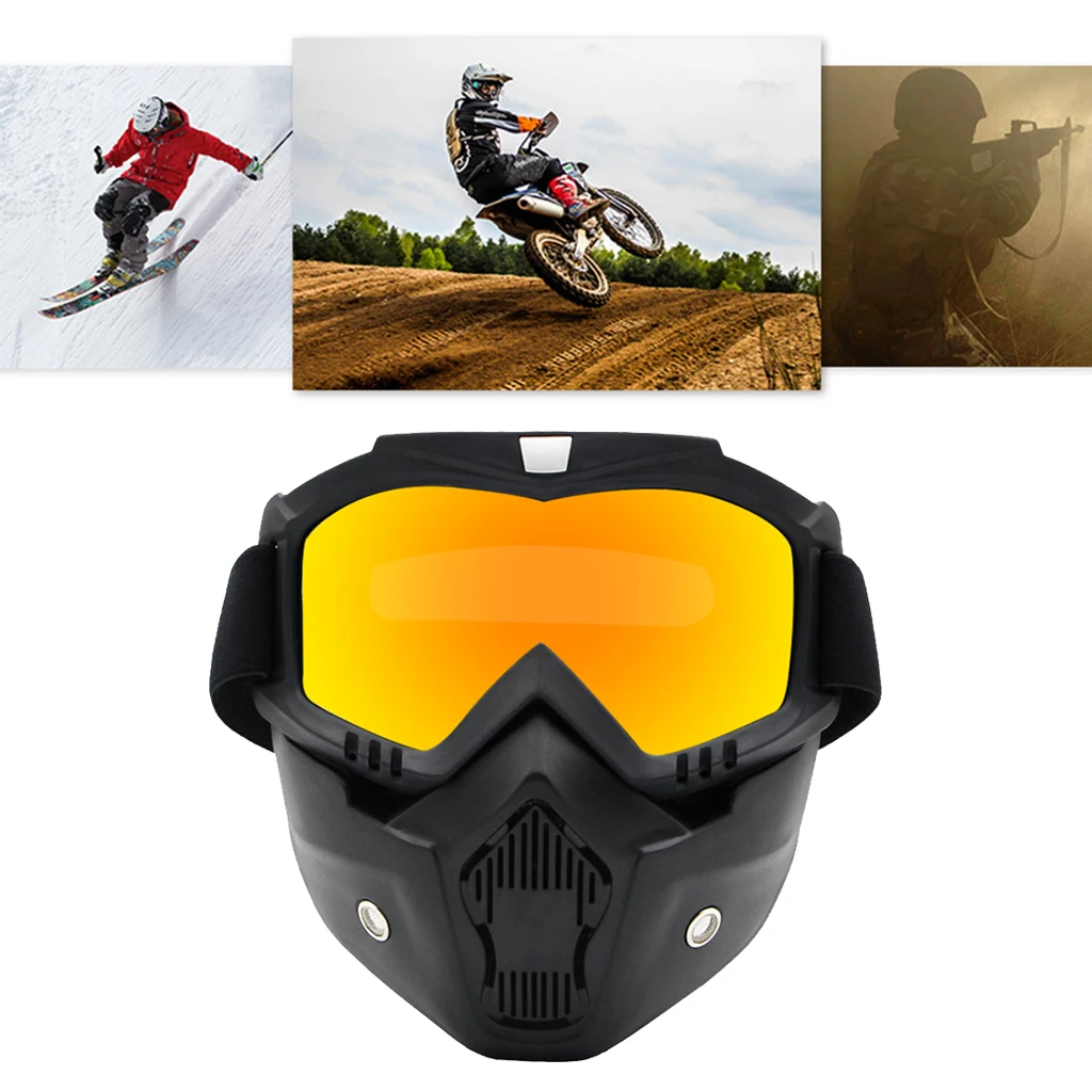 Gafas de Moto para Motocross, casco a prueba de viento, todoterreno -  AliExpress