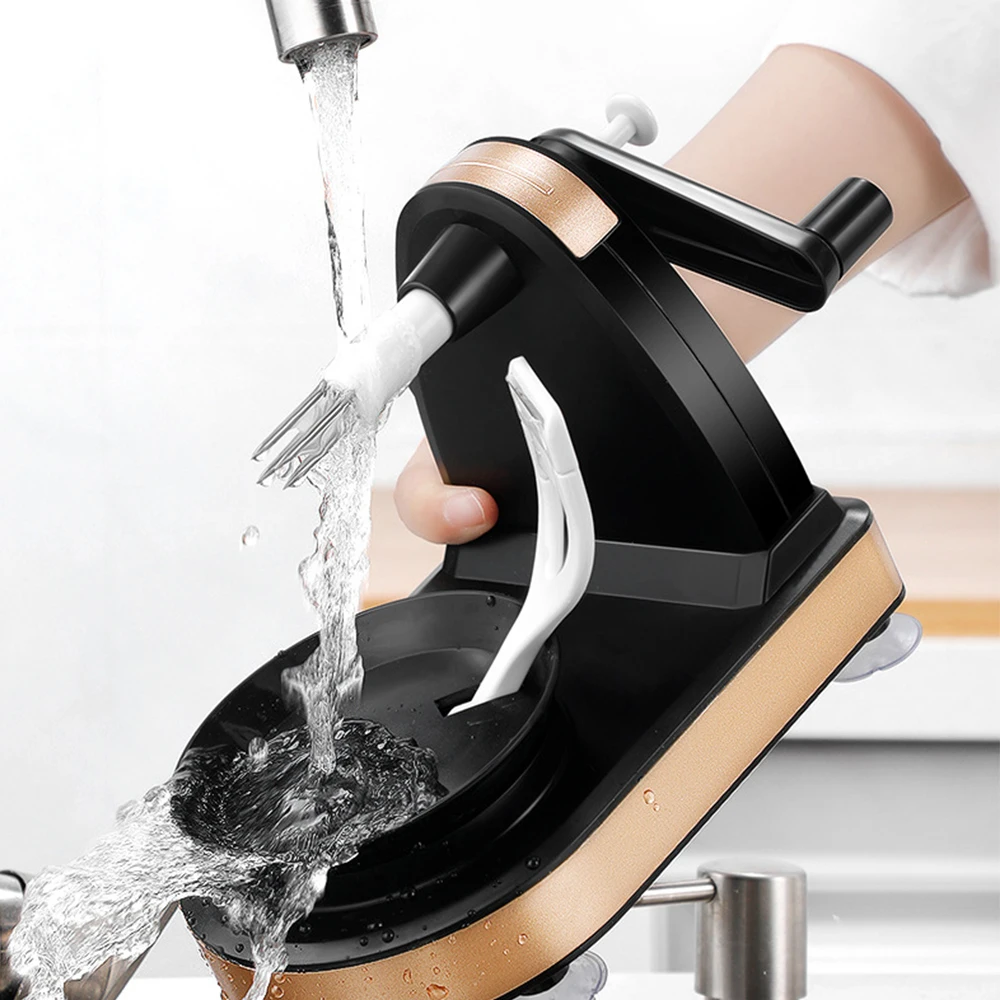 Hand-cranked Apple Pear Peeler Manual Melon Fruit Peeler Potato Automatic Kitchen Multifunctional Cutter Tool With Fruit Divider 4
