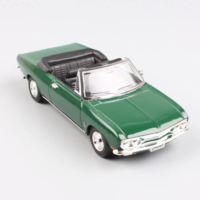 Road Signature 1/43 Scale Mini 1969 GM Chevrolet Corvair Monza Roadster Metal Chevy Car Diecast Model Toy For Children's Vehicle road signature classics old bug vw beetle car 1967 metal auto minicar 1 24 scale diecast vehicle model toys miniatures hobby