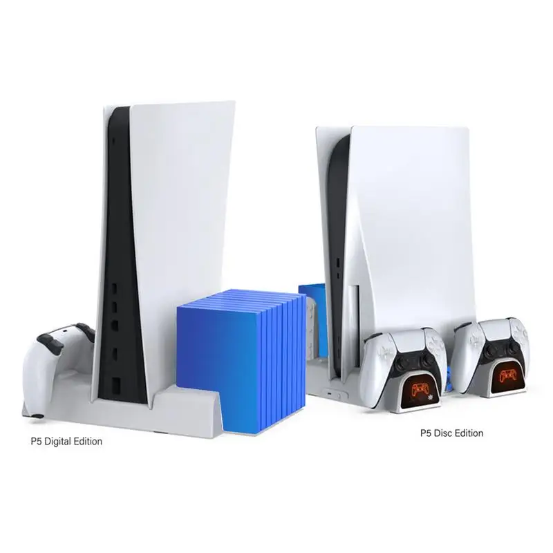 

Stand Cooling Fan Multi-function Controller Charger Station Controller Console Holder With Cooling Fan