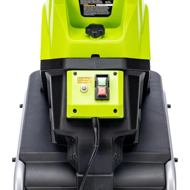 15-Amp Garden Corded Electric Chipper, Collection Bin 6