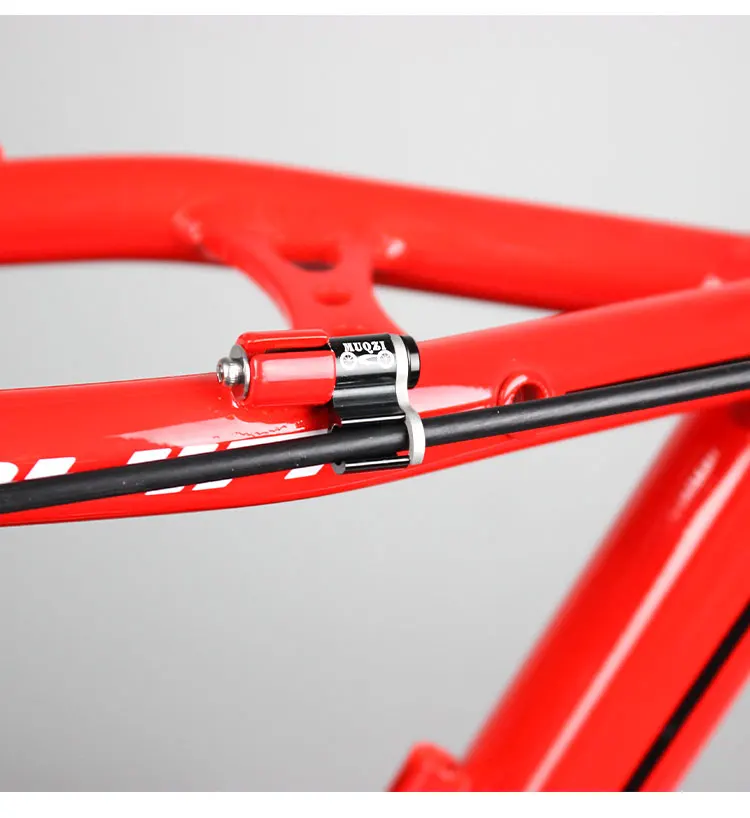 MUQZI 5 Stück Fahrrad-Kabelführungsadapter, hydraulischer Schlauch, feste Klemme, Schalthebel, Bremsleitung, Rohrschnalle, Rahmen, Kabelumwandlung, Organizer – Detail 12